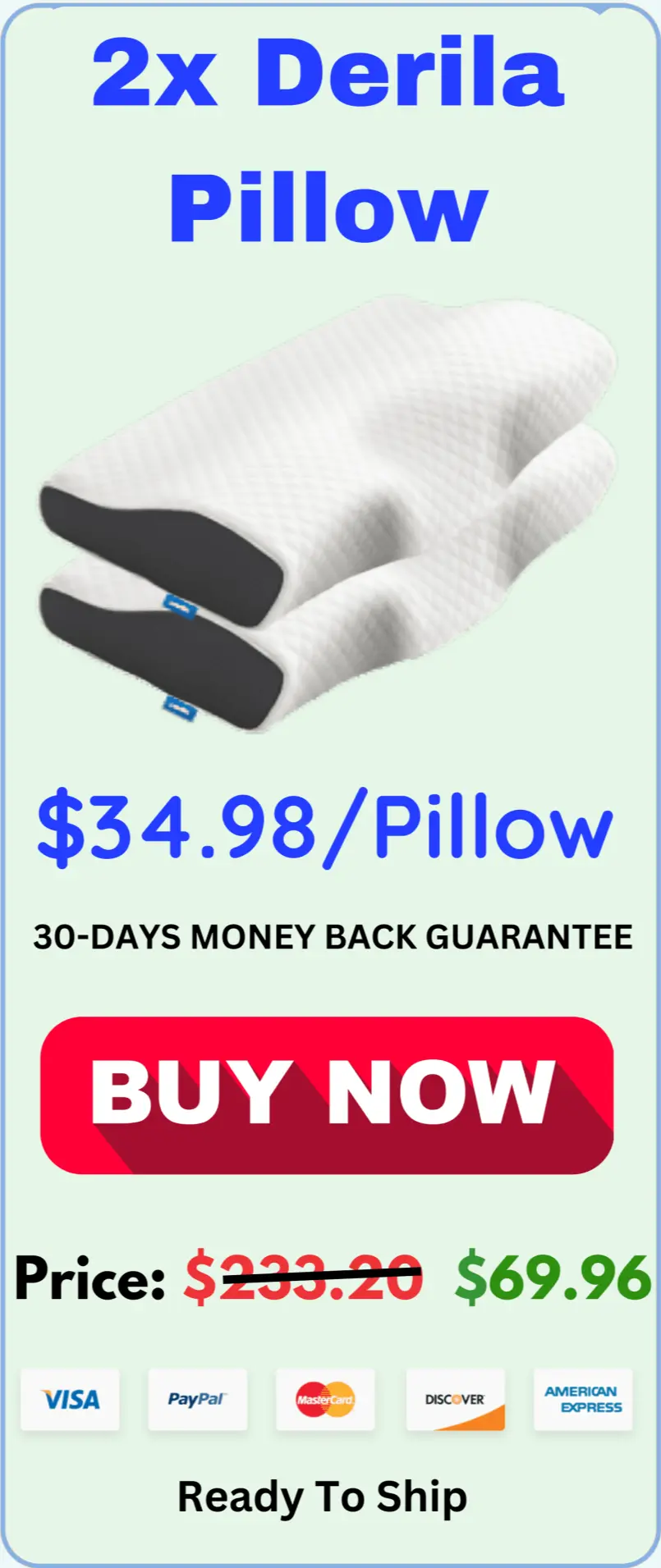 Derila Pillow best offer package price